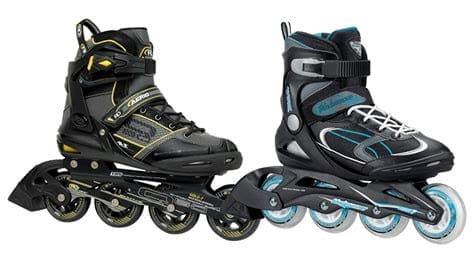 Do you bend your knees when rollerblading?