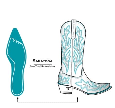 What size is 9.5 in cowboy boots?