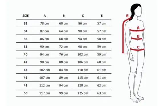 Lacoste Women's Size Chart