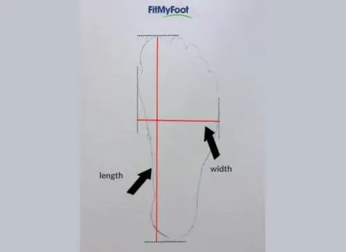Shoe Width Size Chart
