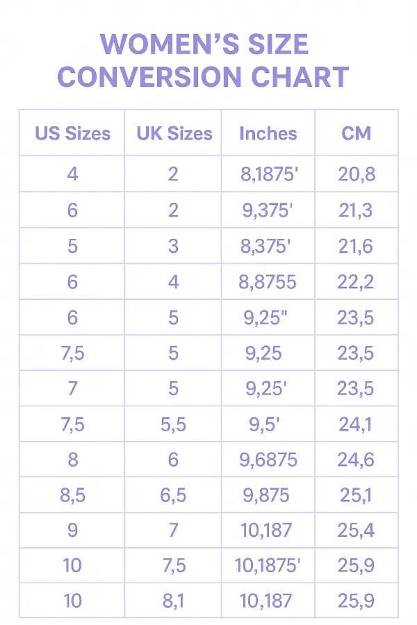 Women's Size