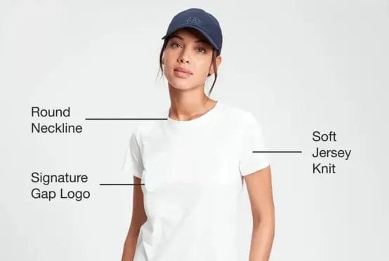 Gap Conversion Size Charts
