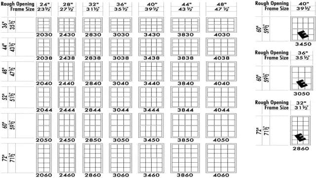 american-craftsman-window-size-chart