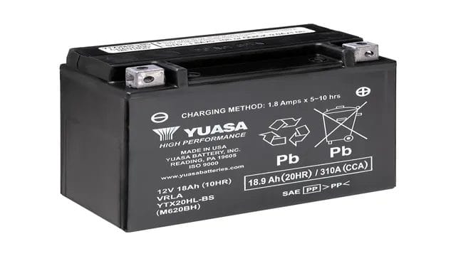 honda atv battery size chart